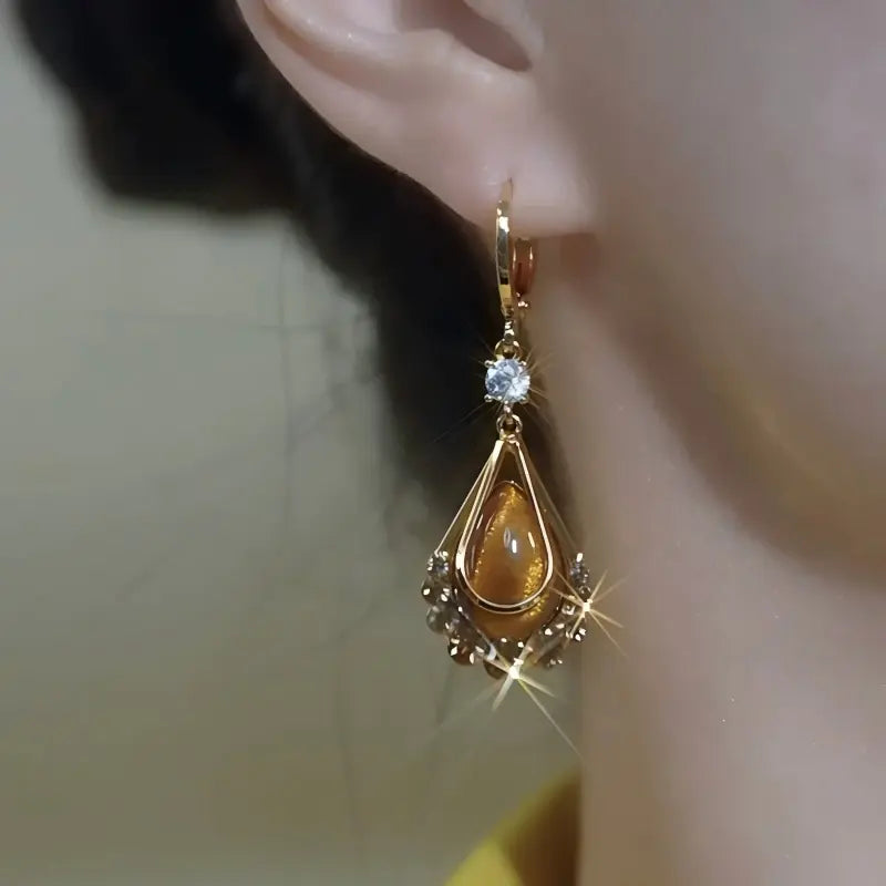 üì¢üì¢33% OFF !! ‚è∞Women's Gold-Plated Teardrop Earrings
