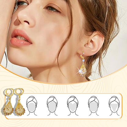 üì¢üì¢33% OFF !! ‚è∞Women's Gold-Plated Teardrop Earrings