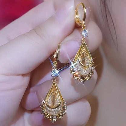 üì¢üì¢33% OFF !! ‚è∞Women's Gold-Plated Teardrop Earrings