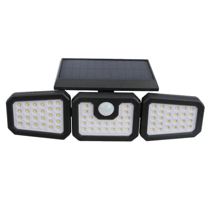üì¢üì¢40% OFF !! ‚è∞Solar 3-Heads Wall Light With Sensor Lighting Function