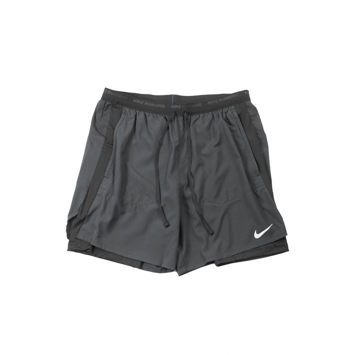 Nike Stride Dri-FIT Hybrid Shorts (Black/Black/Black/Reflective Silver)