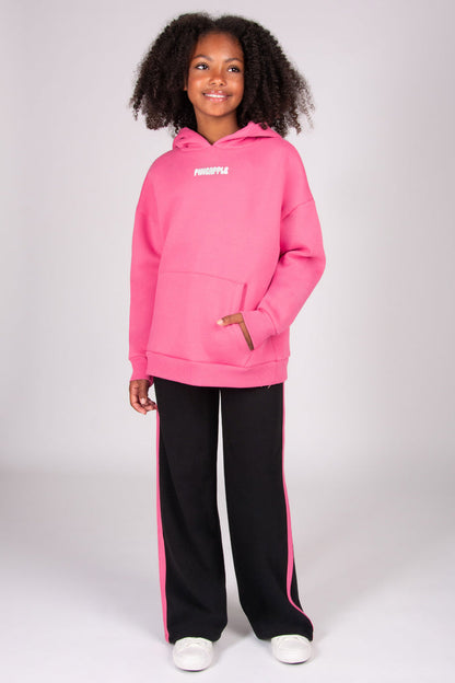 Stripe Panel Wide Leg Joggers