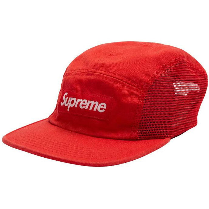 Supreme Mesh Side Panel Camp Cap Red
