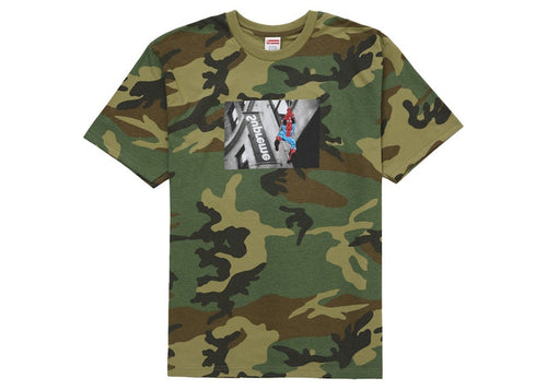 Supreme Spider-Man Tee Woodland Camo