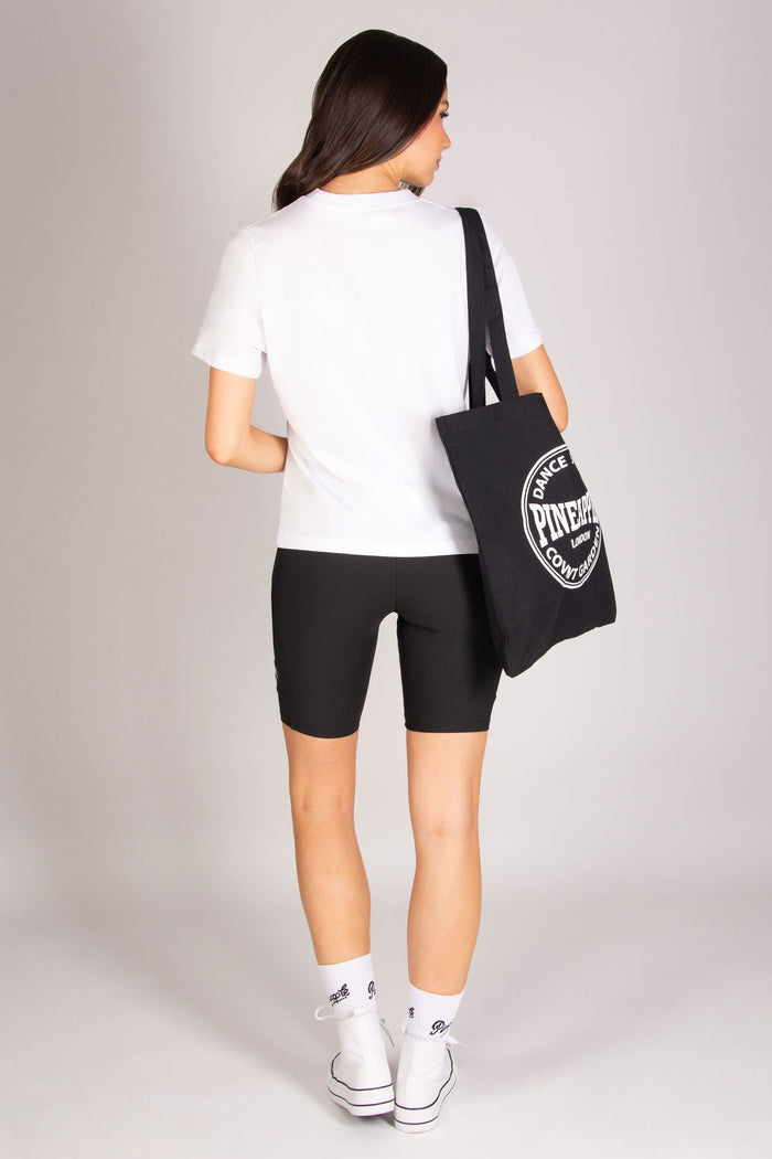 Women's basic white t-shirt with short sleeve sand regular relaxed fit