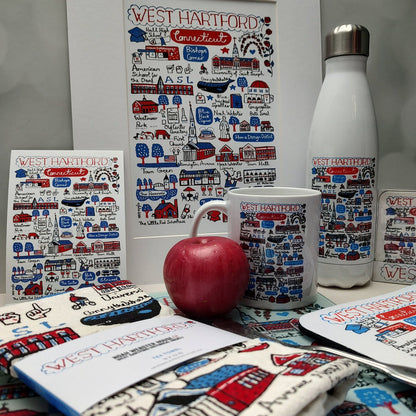 Tea Towel: West Hartford by Julia Gash