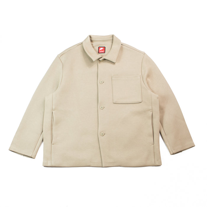 Tech Fleece Reimagined Men's Oversized Shacket (Khaki)