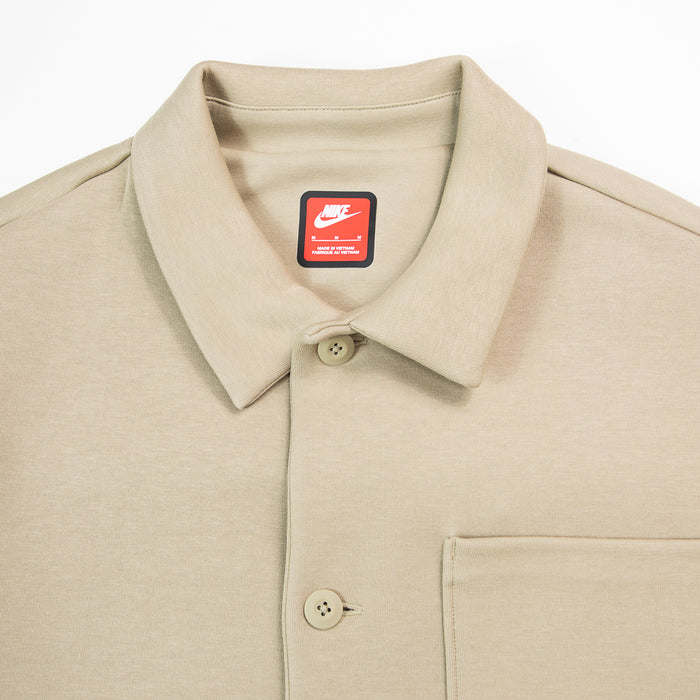 Tech Fleece Reimagined Men's Oversized Shacket (Khaki)