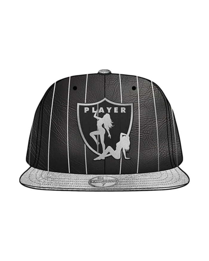 Triple Sevens Leather Player Hat Black
