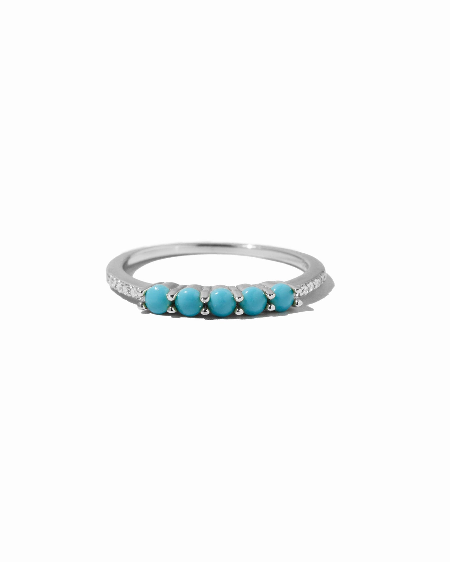 5 Stone Turquoise Ring