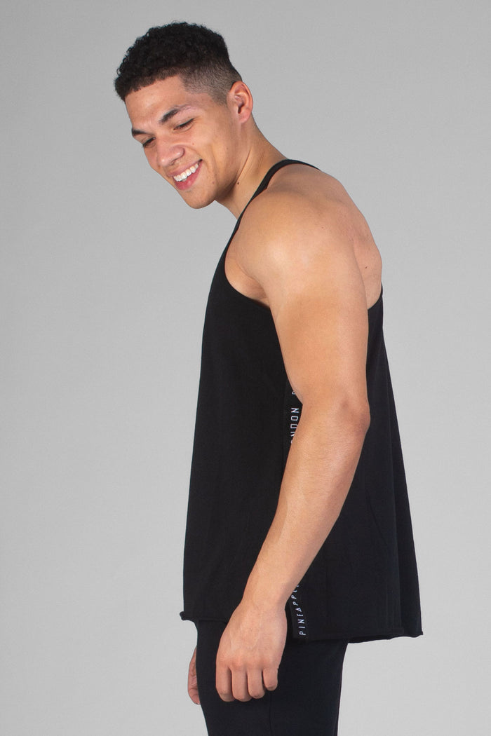 Man wearing black Unisex Vest