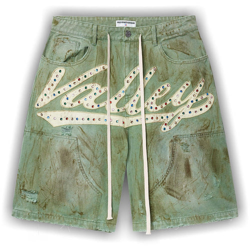 Vale Forever Green Skittle Jorts 'Dirt/Green'