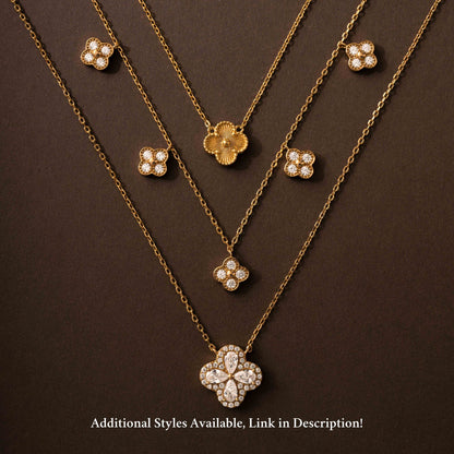 Four Leaf Clover Charm Necklace