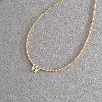 üì¢üì¢40% OFF !! ‚è∞Romantic Initial Beaded Choker Necklace