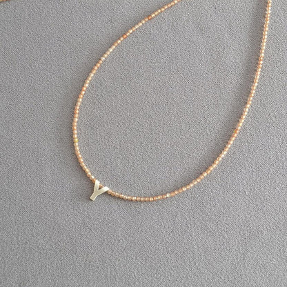 üì¢üì¢40% OFF !! ‚è∞Romantic Initial Beaded Choker Necklace