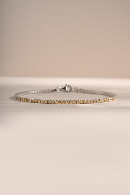 Champagne Tennis Bracelet