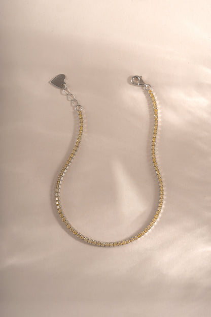 Champagne Tennis Bracelet